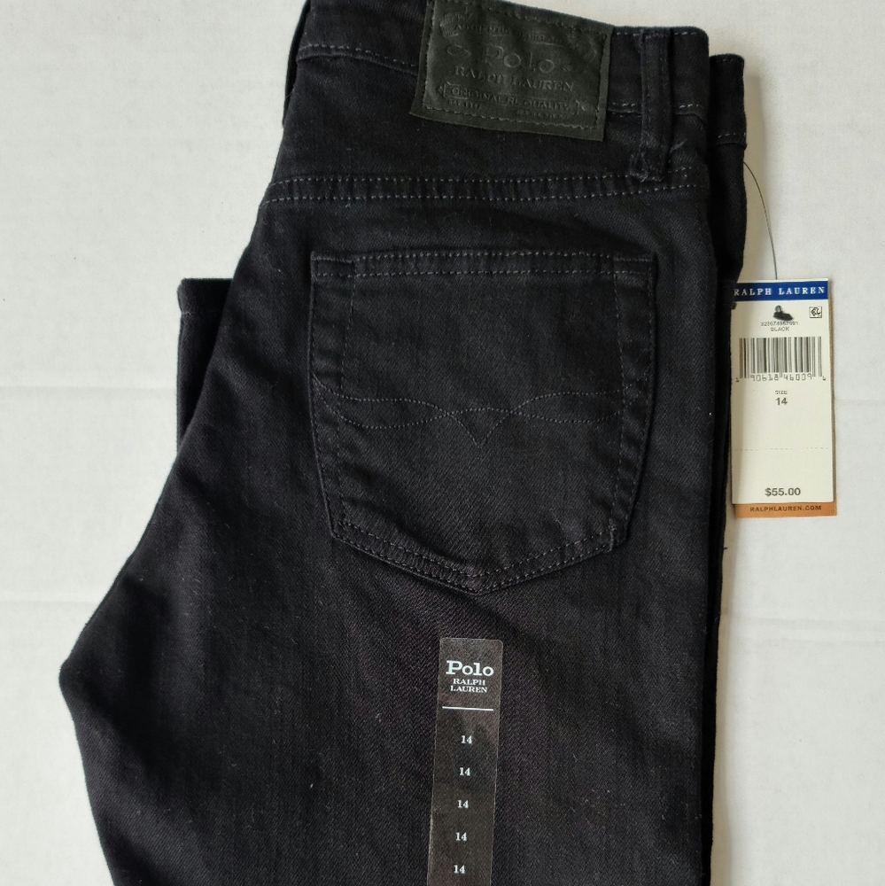 Ralph Lauren Polo Black Jeans  Size 14
